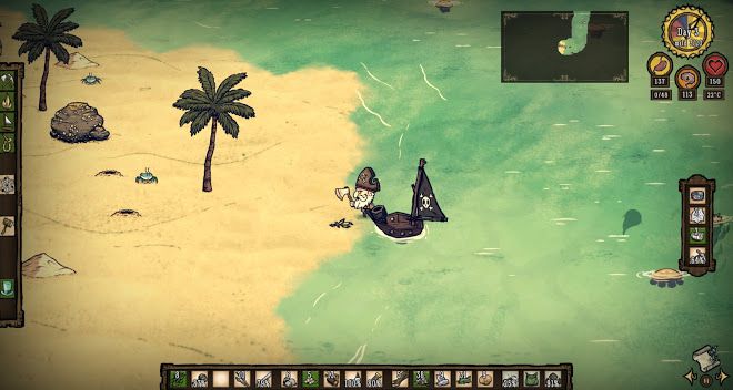 飢荒 (Don't Starve) 海盜船長解鎖圖文教學