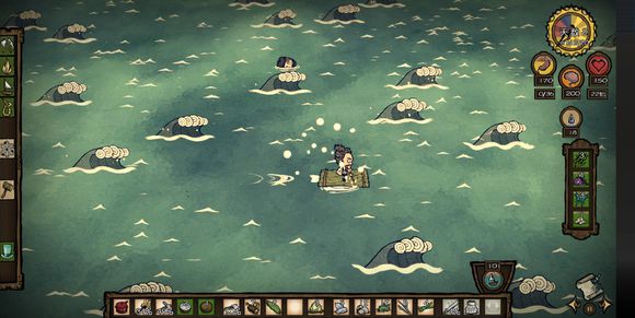 飢荒 (Don't Starve) 海難人物物品道具資料大全與生存攻略
