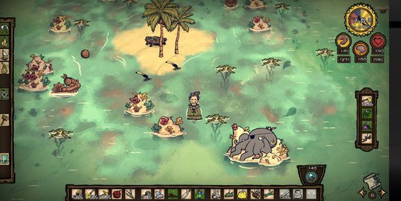 飢荒 (Don't Starve) 海難人物物品道具資料大全與生存攻略