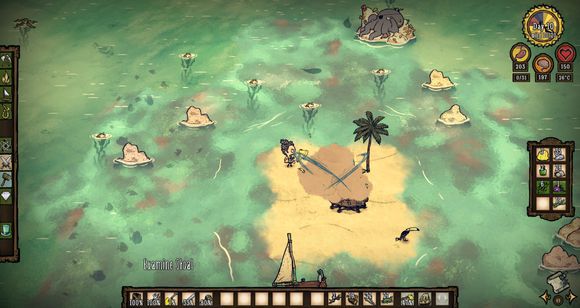 飢荒 (Don't Starve) 海難人物物品道具資料大全與生存攻略