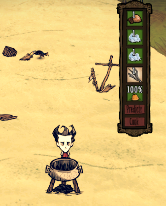 飢荒 (Don't Starve) 海難料理製作方法