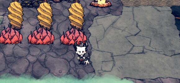 飢荒 (Don't Starve) 海難黑曜石科技與火山植物等技巧詳解