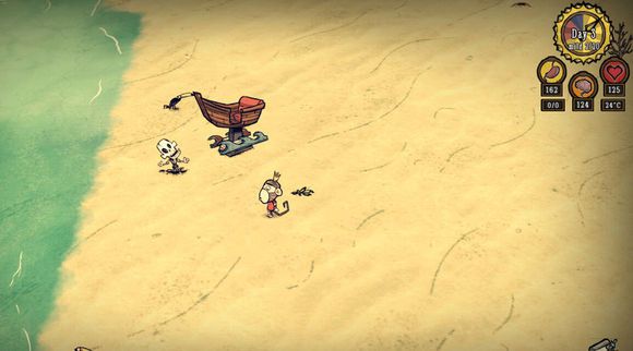 飢荒 (Don't Starve) 海難與巨人國相互穿越方法