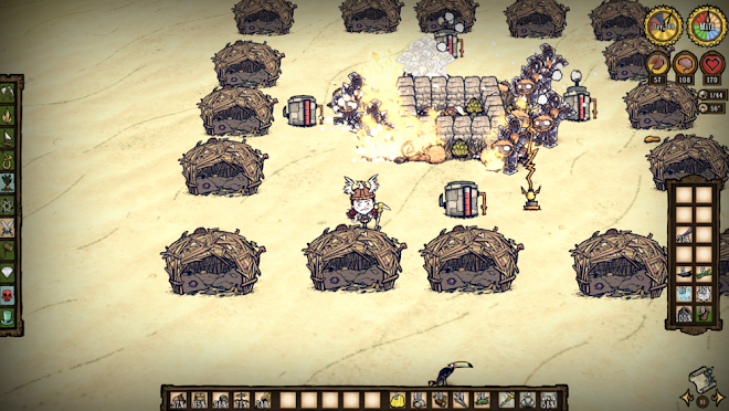 飢荒 (Don't Starve) 海難刷猴子建築佈局圖文詳解