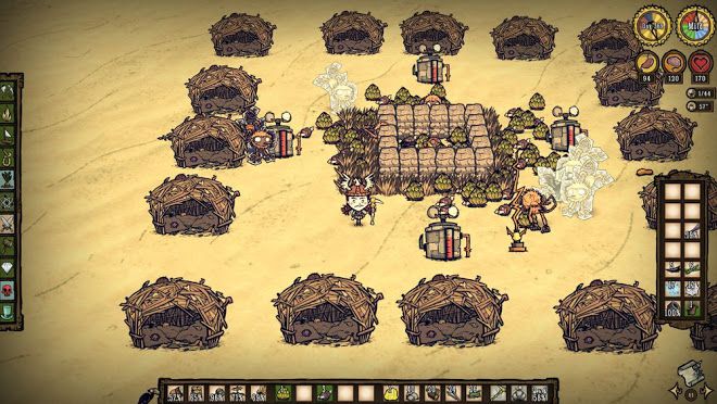 飢荒 (Don't Starve) 海難刷猴子建築佈局圖文詳解