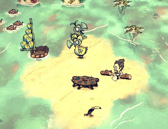 飢荒 (Don't Starve) 海難渡渡鳥出現地形與捕捉方法解析