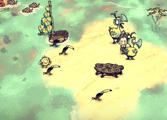 飢荒 (Don't Starve) 海難渡渡鳥出現地形與捕捉方法解析