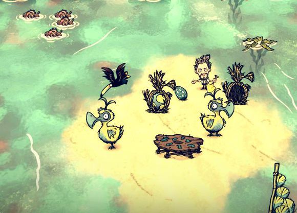 飢荒 (Don't Starve) 海難渡渡鳥出現地形與捕捉方法解析