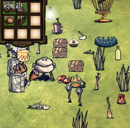 飢荒 (Don't Starve) 防毒面具防松鼠魚測試