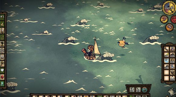飢荒 (Don't Starve) 防毒面具防松鼠魚測試