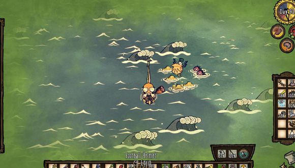 飢荒 (Don't Starve) 防毒面具防松鼠魚測試