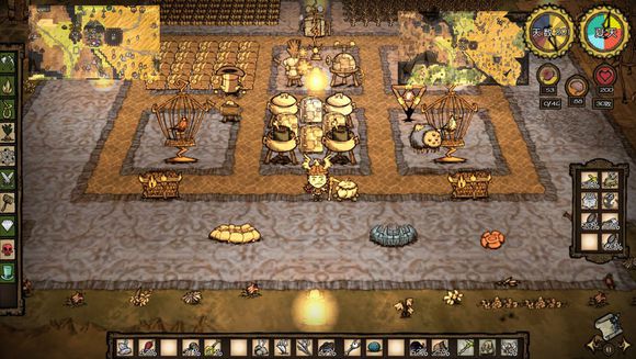 飢荒 (Don't Starve) 基地佈局與建設圖解