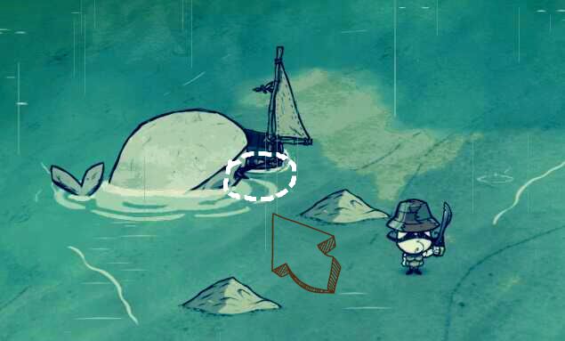 飢荒 (Don't Starve) 海難船在陸地行駛BUG方法
