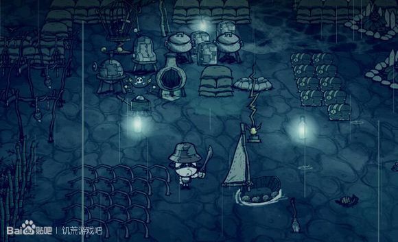 飢荒 (Don't Starve) 海難船在陸地行駛BUG方法