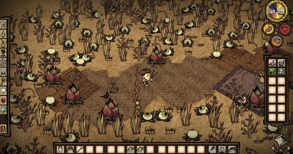 飢荒 (Don't Starve) 食人花生長與採集高效方法