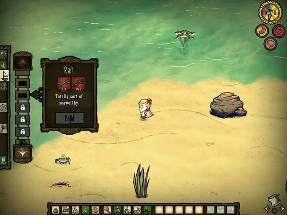 飢荒 (Don't Starve) 海難遊玩向流程圖文攻略
