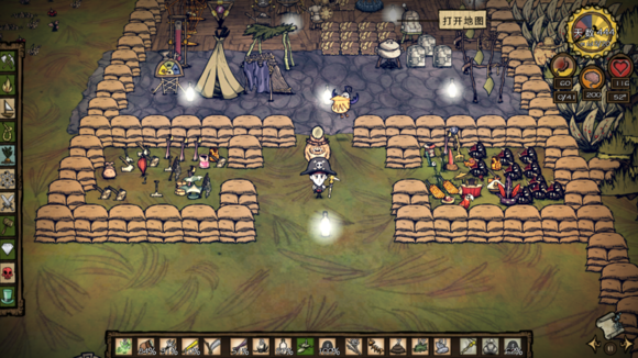飢荒 (Don't Starve) 海難豪華基地建設佈局