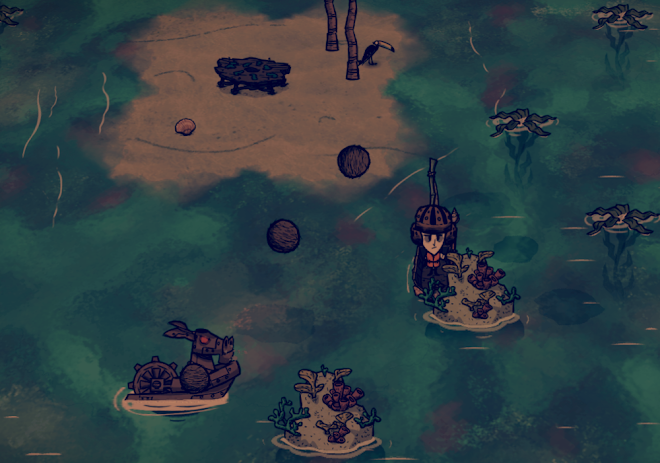 飢荒 (Don't Starve) DLC海難地形介紹與初期生存技巧解析