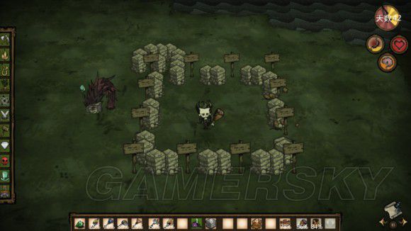 飢荒 (Don't Starve) 卡位與生存知識技巧