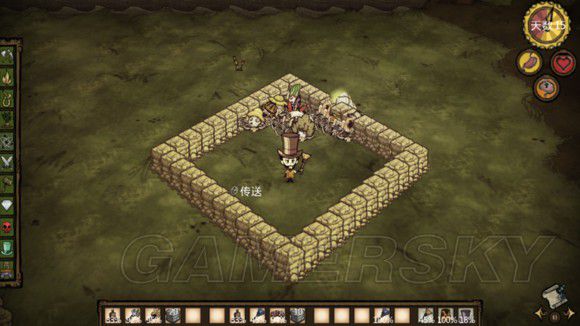 飢荒 (Don't Starve) 卡位與生存知識技巧