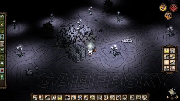 飢荒 (Don't Starve) 卡位與生存知識技巧