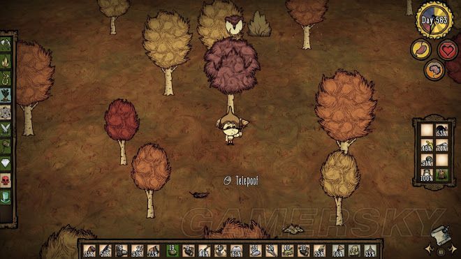 飢荒 (Don't Starve) 卡位與生存知識技巧