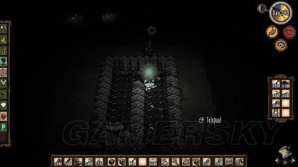 飢荒 (Don't Starve) 卡位與生存知識技巧