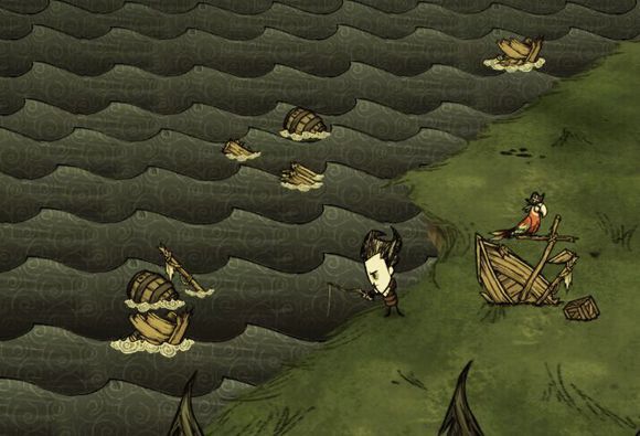 飢荒 (Don't Starve) 鸚鵡與沉船內容圖文解析