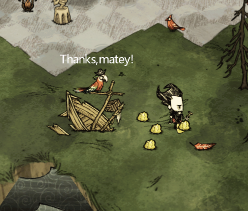 飢荒 (Don't Starve) 鸚鵡與沉船內容圖文解析