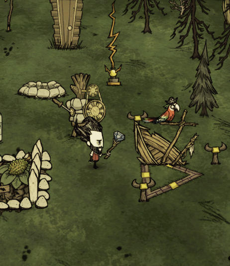 飢荒 (Don't Starve) 鸚鵡與沉船內容圖文解析