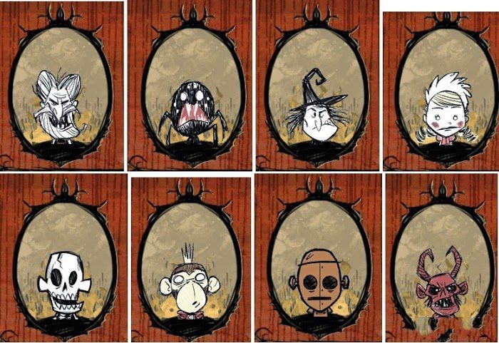 飢荒 (Don't Starve) 全人物圖文介紹與最好用的人物