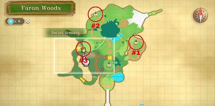 薩爾達傳說 禦天之劍 HD (Zelda Skyward Sword) 失蹤的丘依族人位置
