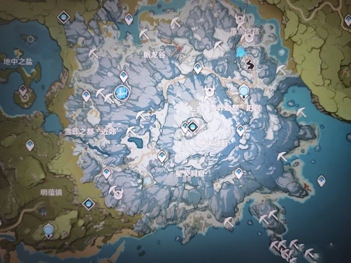 原神 (Genshin Impact) 星銀礦石採集點位圖示
