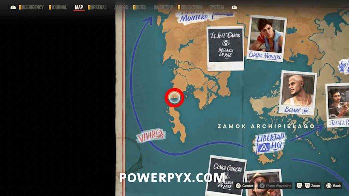 極地戰嚎 6 (Far Cry 6) 全大獎賽位置整理