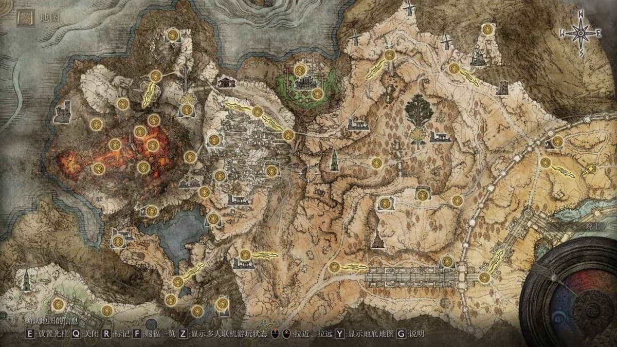 艾爾登法環 (Elden Ring) 不碰主線BOSS可探索區域展示