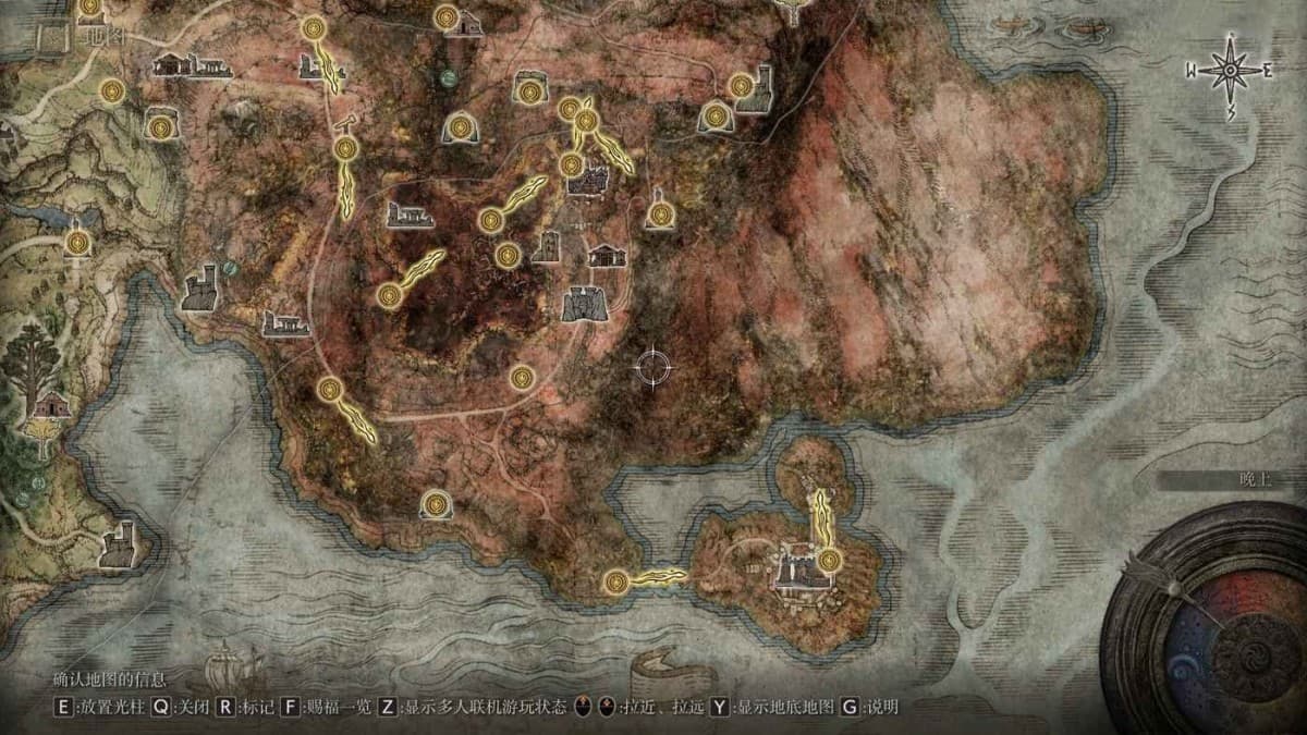 艾爾登法環 (Elden Ring) 不碰主線BOSS可探索區域展示