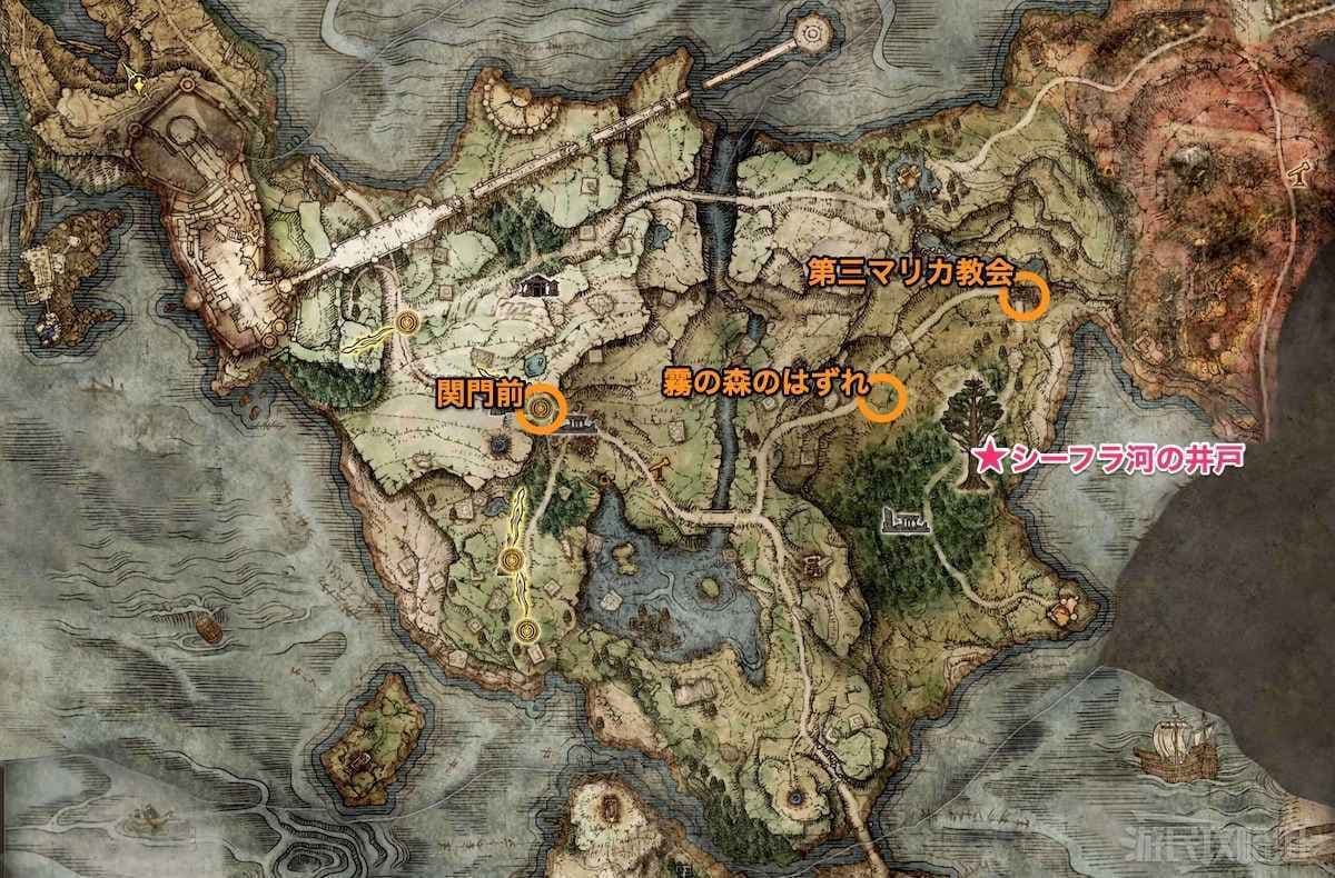 艾爾登法環 (Elden Ring) 希芙拉河地底地圖攻略
