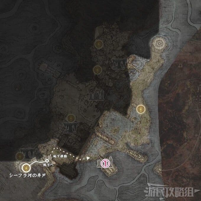艾爾登法環 (Elden Ring) 希芙拉河地底地圖攻略