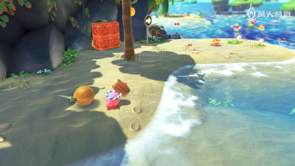 星之卡比 探索發現 (Kirby and the Forgotten Land) 游泳吧!廣闊海灘 全任務流程攻略