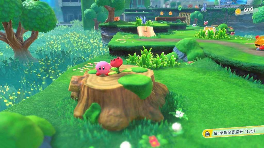 星之卡比 探索發現 (Kirby and the Forgotten Land) 1-1收集品位置故略