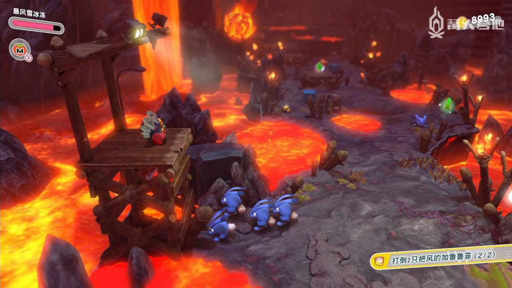 星之卡比 探索發現 (Kirby and the Forgotten Land) 前往熱燙燙禁區 全任務流程攻略