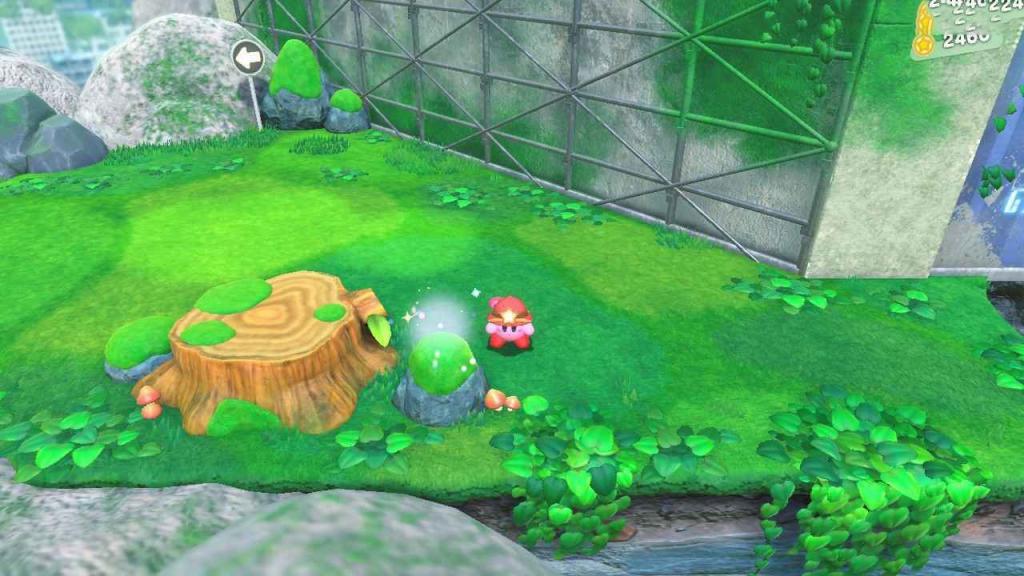 星之卡比 探索發現 (Kirby and the Forgotten Land) 1-3滾石道路收集品取得方法