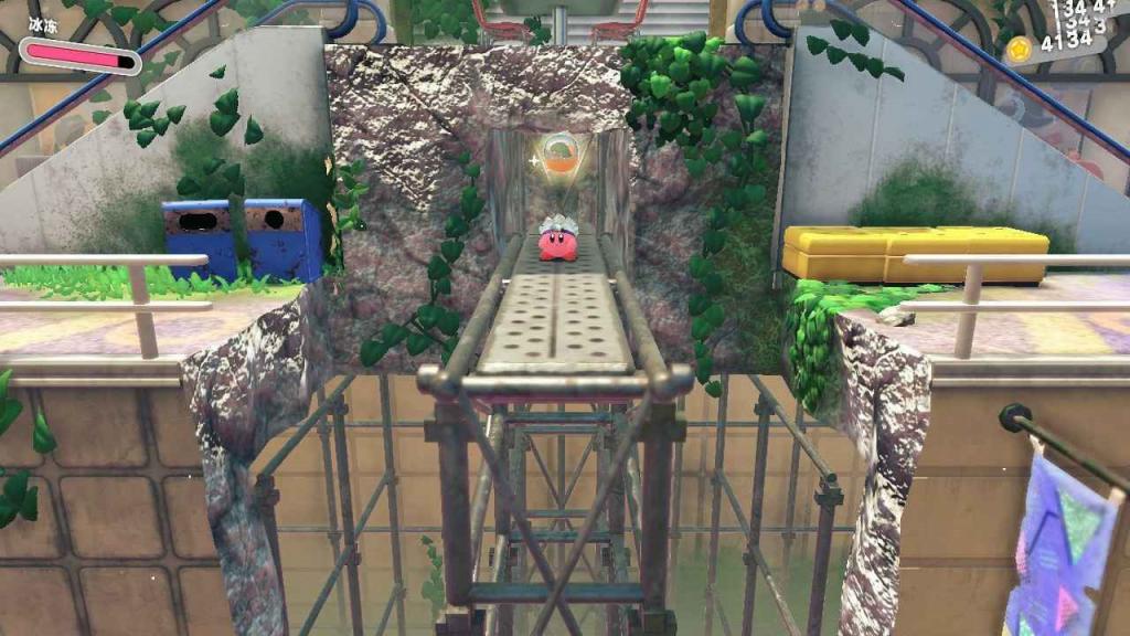 星之卡比 探索發現 (Kirby and the Forgotten Land) 1-4購物中心收集品取得教學