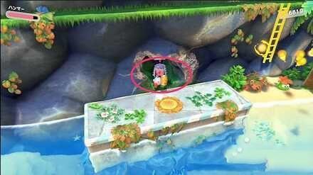 星之卡比 探索發現 (Kirby and the Forgotten Land) 全收集圖文攻略 游泳吧!廣闊海灘