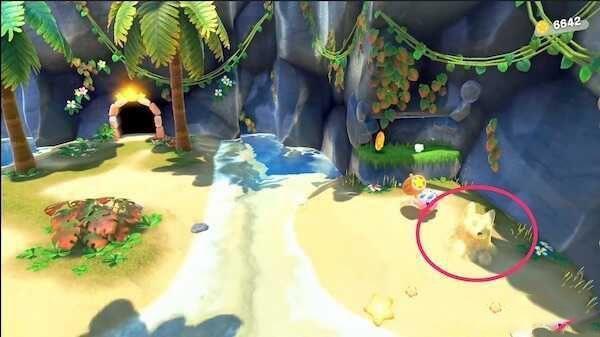 星之卡比 探索發現 (Kirby and the Forgotten Land) 全收集圖文攻略 游泳吧!廣闊海灘