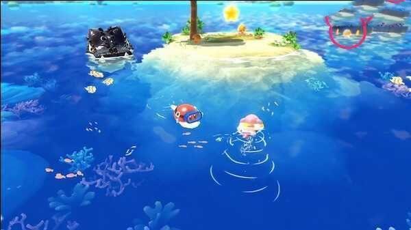 星之卡比 探索發現 (Kirby and the Forgotten Land) 全收集圖文攻略 游泳吧!廣闊海灘
