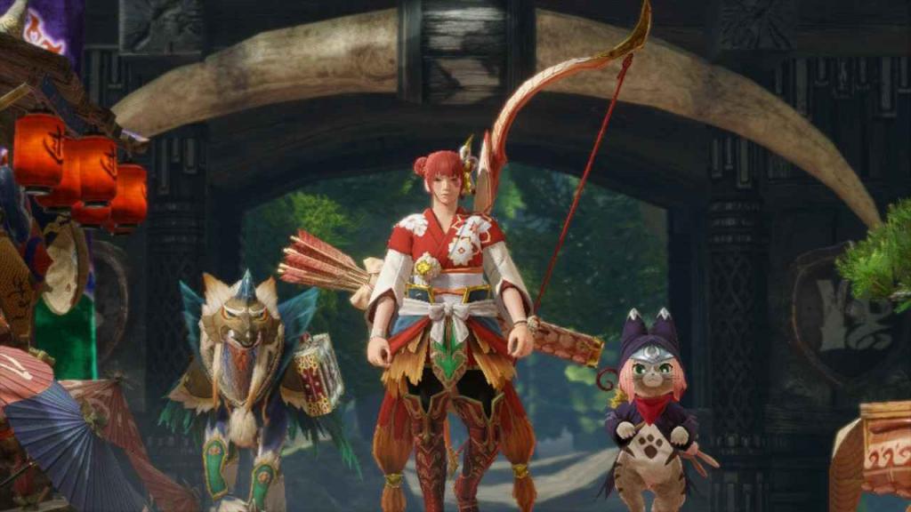魔物獵人 崛起 (Monster Hunter Rise) 和風丸子頭小姐姐幻化分享