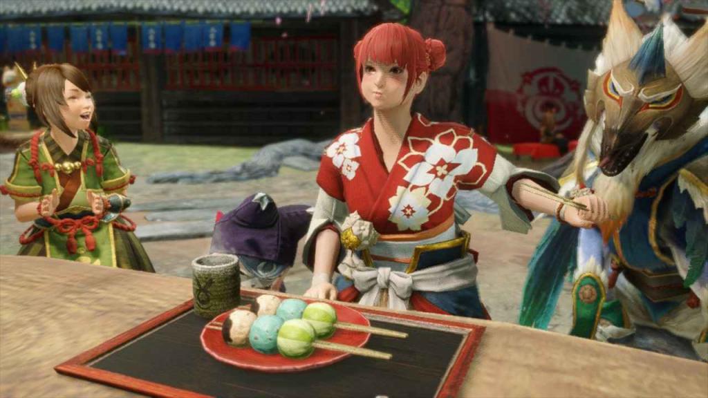 魔物獵人 崛起 (Monster Hunter Rise) 和風丸子頭小姐姐幻化分享
