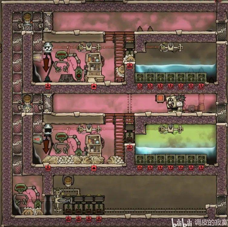 缺氧 (Oxygen Not Included) 壁虎養殖模組搭建方法