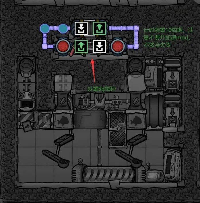 缺氧 (Oxygen Not Included) 魚蛋捲加工廠簡單搭建方法
